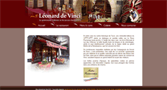 Desktop Screenshot of leonard-de-vinci.info