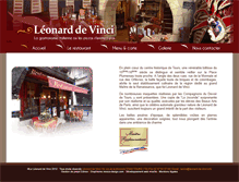Tablet Screenshot of leonard-de-vinci.info